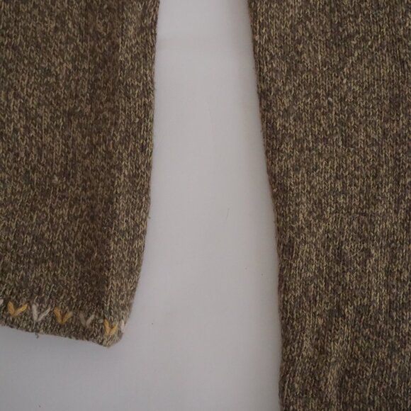 Vintage Woolrich Wool Blend Half Zip Knit Sweater Cabincore Grandpa L - Picture 7 of 8